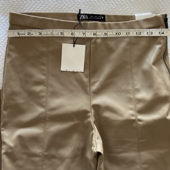 🆕 Zara High Rise Faux Leather Leggings - Picture 11 of 13